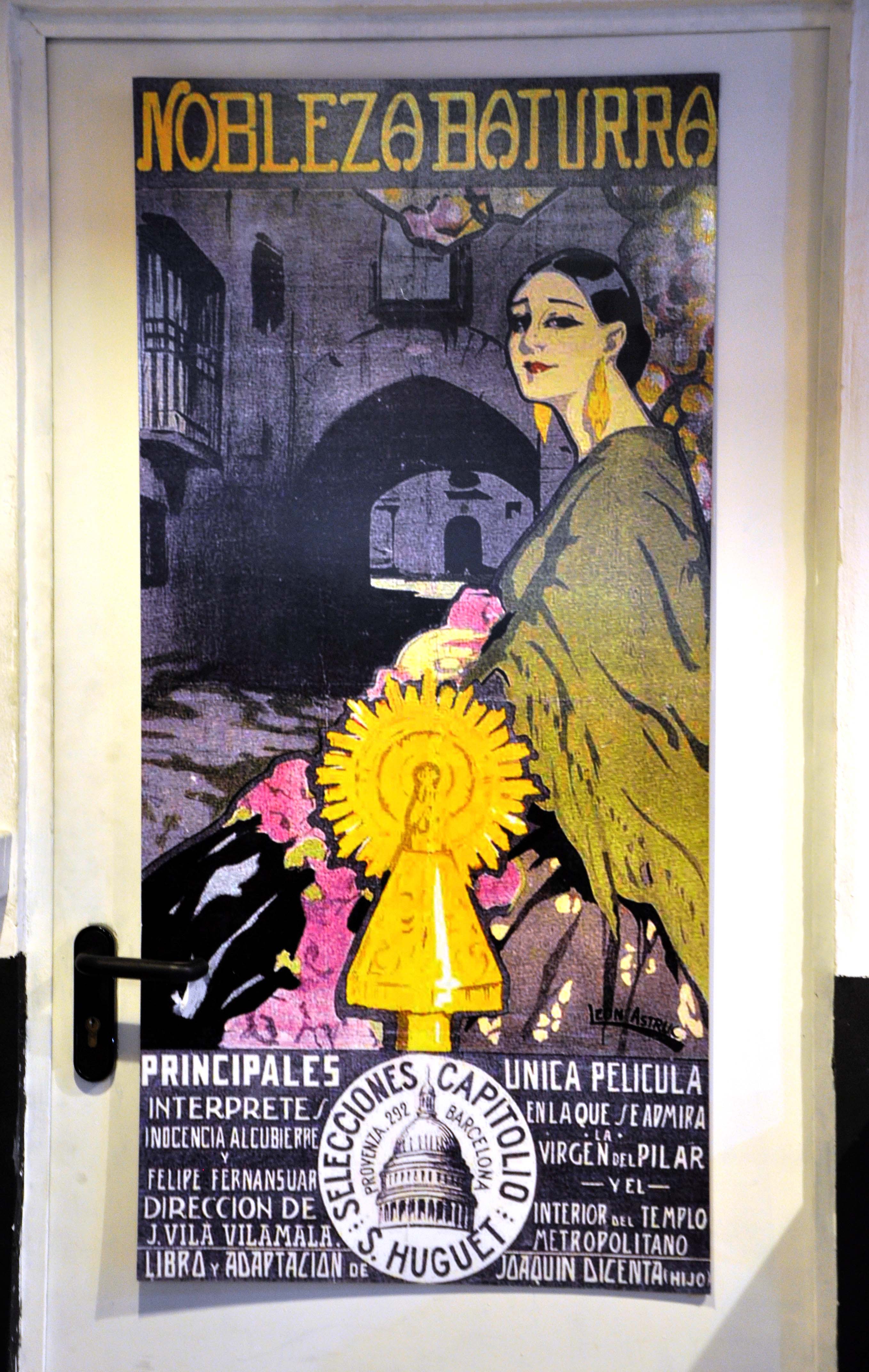 Jornadas Cine Mudo Uncastillo - Inocencia Alcubierre - Nobleza Baturra - Cartel en Tierra Maña