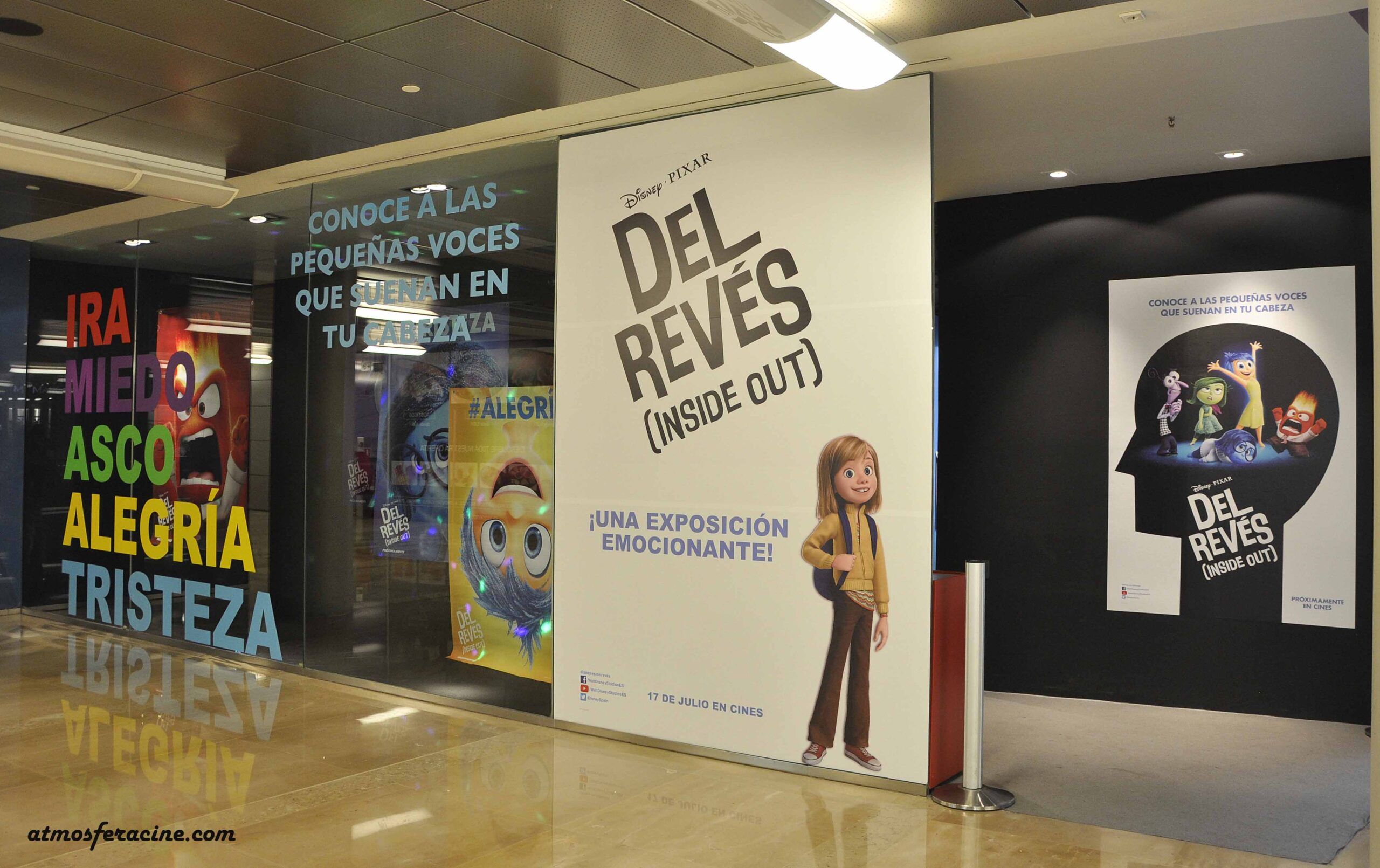 Inside Out - Del Reves - Pixar - Exposicion - Aragonia - AtmosferaCine