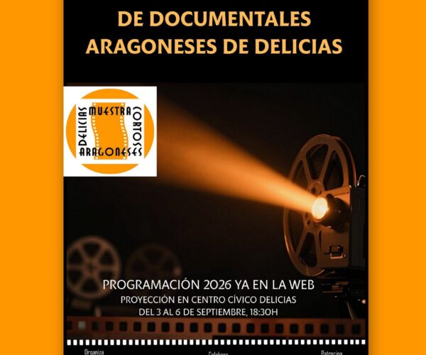 Arranca la XIII Muestra de Documentales Aragoneses de Delicias con 14 obras y un nuevo reconocimiento del público