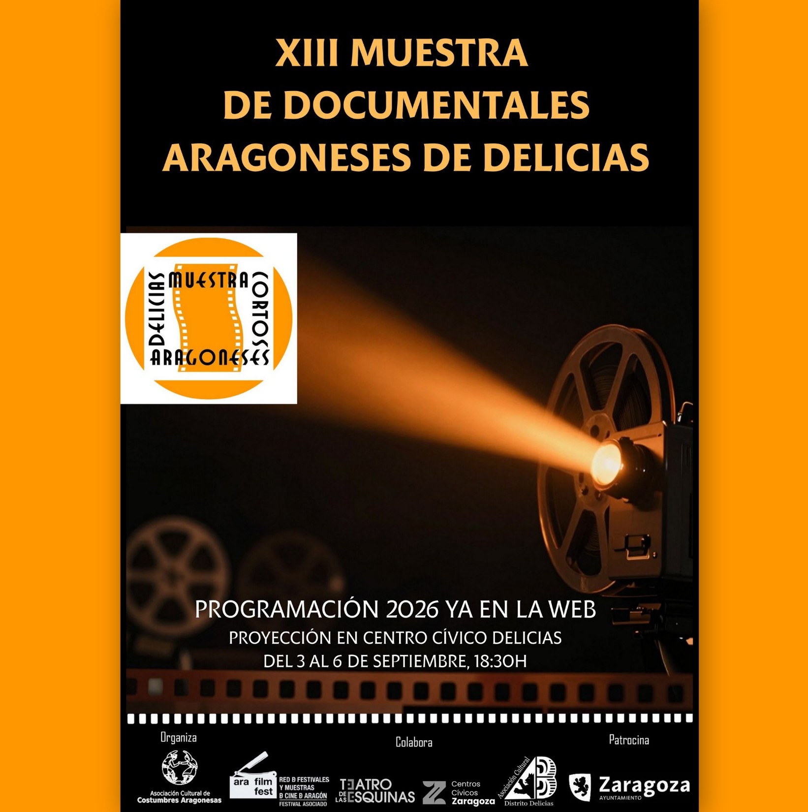 Arranca la XIII Muestra de Documentales Aragoneses de Delicias con 14 obras y un nuevo reconocimiento del público