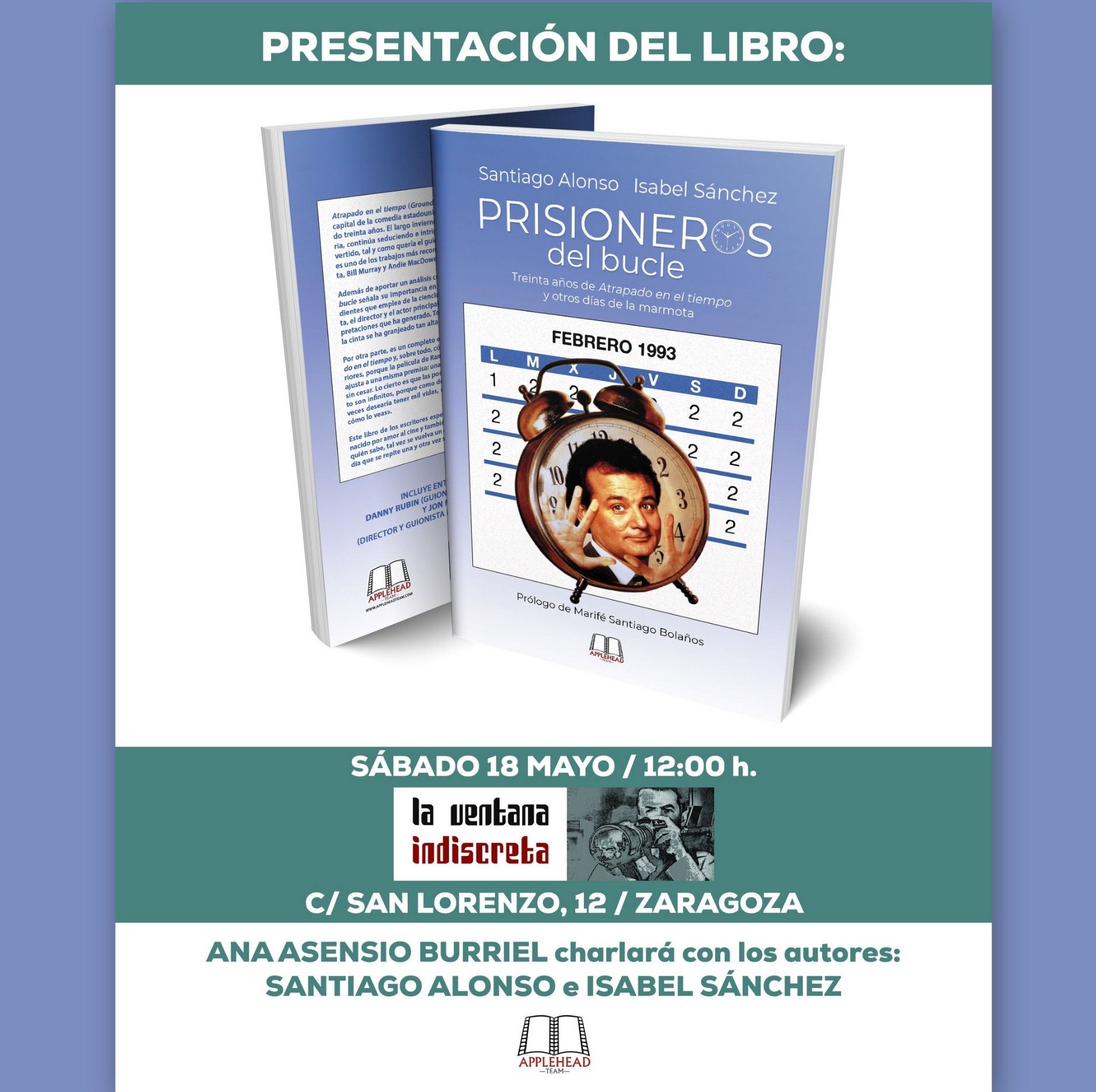 ‘Prisioneros del bucle: 30 años de Atrapado en el tiempo y otros días de la marmota’, en La Ventana Indiscreta (I)